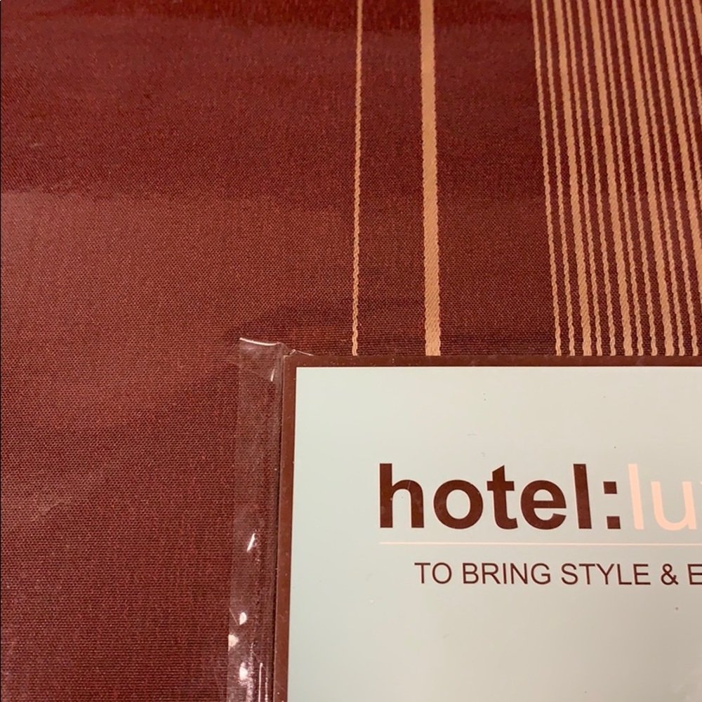 HOTEL:LUXURY striped drapery panels (2) 54x84 NWT - Picture 3 of 7